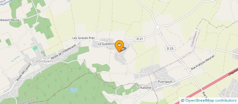 localisation de l'entreprise MONSIEUR EMMANUEL POTIRON à COLOMBIERS