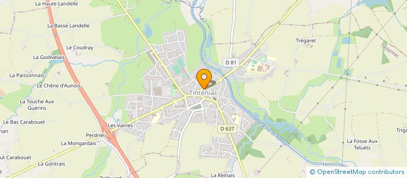 localisation de l'entreprise MONSIEUR EMMANUEL POULAIN  BECHEREL