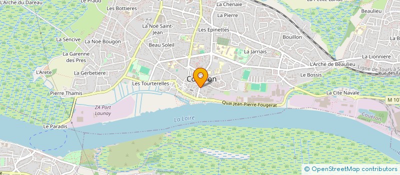 localisation de l'entreprise MONSIEUR EMMANUEL POULET à COUERON
