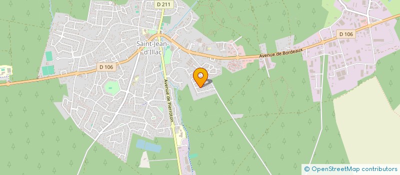 localisation de l'entreprise MONSIEUR EMMANUEL POULINEAU  SAINT-JEAN-D'ILLAC