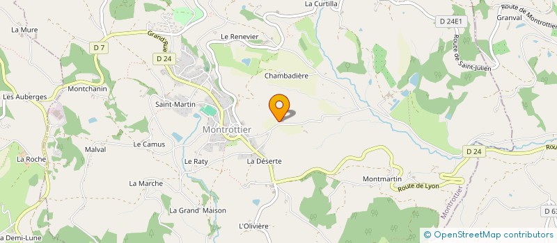 localisation de l'entreprise MONSIEUR EMMANUEL POYARD à MONTROTTIER