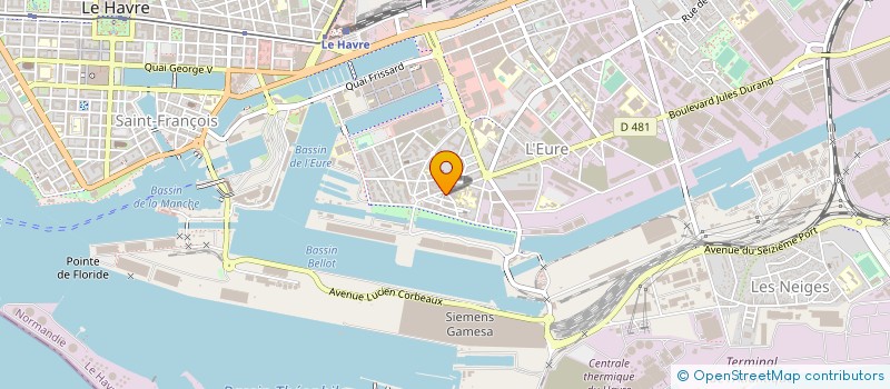 localisation de l'entreprise MONSIEUR EMMANUEL POYEN à LE HAVRE
