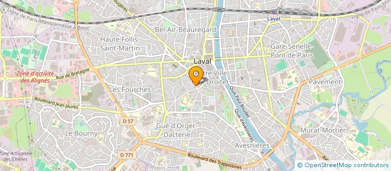 localisation de l'entreprise MONSIEUR EMMANUEL POZZO DI BORGO à LAVAL