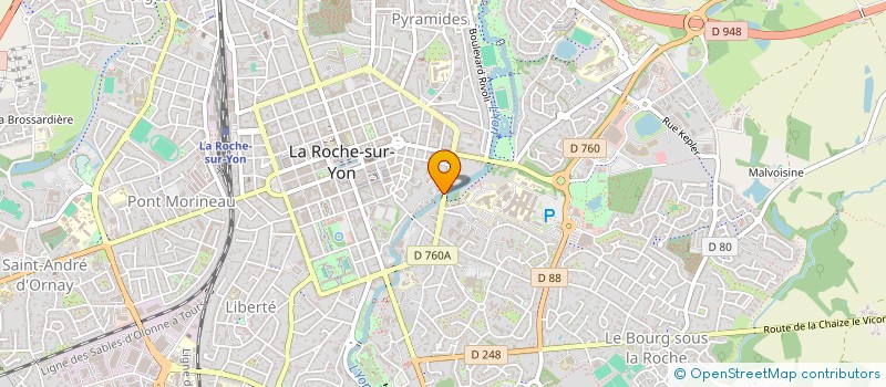 localisation de l'entreprise MONSIEUR EMMANUEL PRAUD à LA ROCHE-SUR-YON