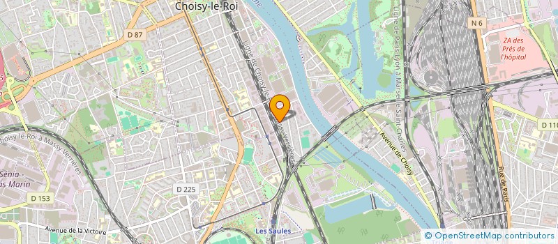 localisation de l'entreprise MONSIEUR EMMANUEL PRESSAVIN  CHOISY-LE-ROI