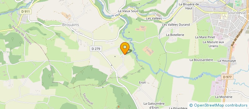 localisation de l'entreprise MONSIEUR EMMANUEL PRESTAVOINE à SOURDEVAL