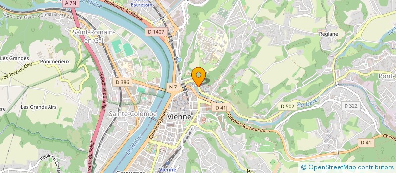 localisation de l'entreprise MONSIEUR EMMANUEL PRETET  VIENNE