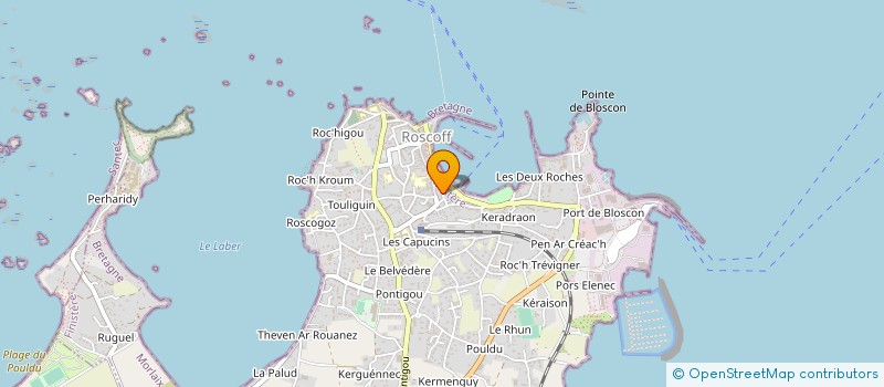 localisation de l'entreprise MONSIEUR EMMANUEL PRIGENT  ROSCOFF