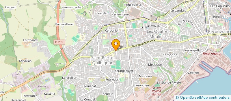 localisation de l'entreprise MONSIEUR EMMANUEL PRIGENT à BREST