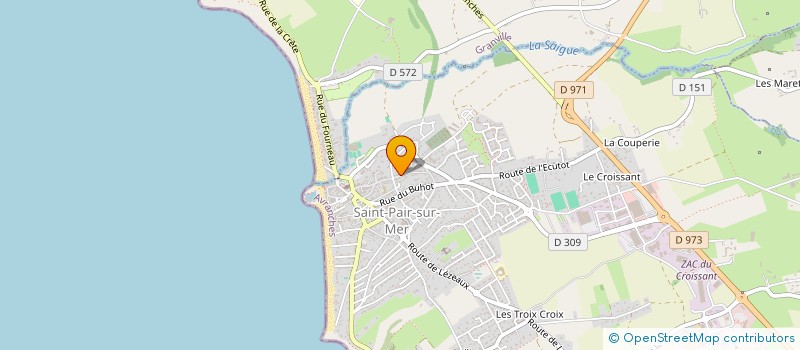 localisation de l'entreprise MONSIEUR EMMANUEL PRIME  SAINT-PAIR-SUR-MER