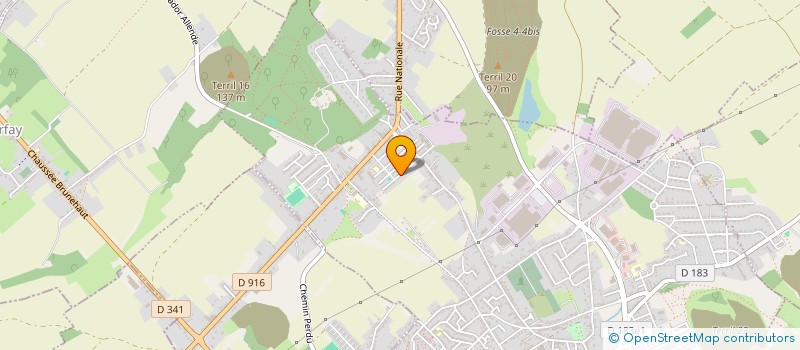 localisation de l'entreprise MONSIEUR EMMANUEL PRUVOST  AUCHEL