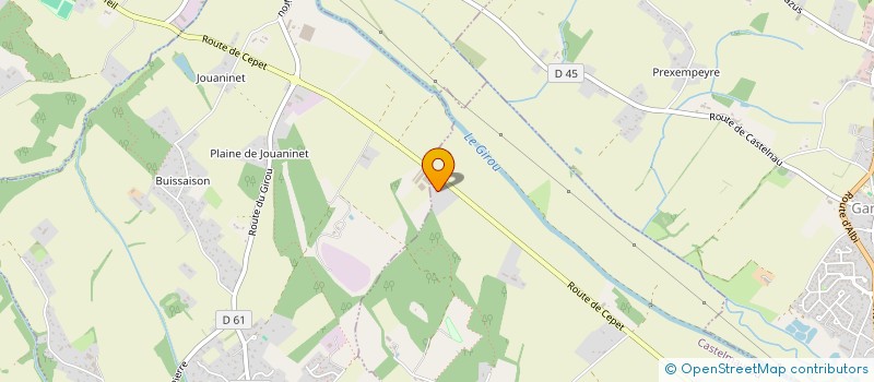 localisation de l'entreprise MONSIEUR EMMANUEL PYVETEAU  CASTELMAUROU