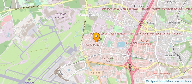 localisation de l'entreprise MONSIEUR EMMANUEL QUERAUX à MERIGNAC