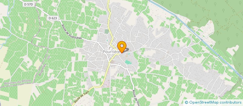 localisation de l'entreprise MONSIEUR EMMANUEL QUILICHINI  POURRIERES