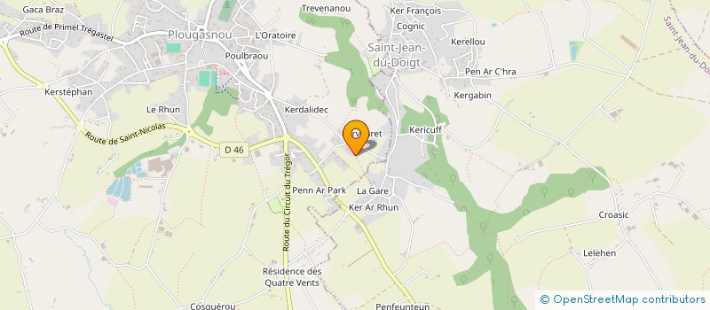 localisation de l'entreprise MONSIEUR EMMANUEL RABIS  PLOUGASNOU