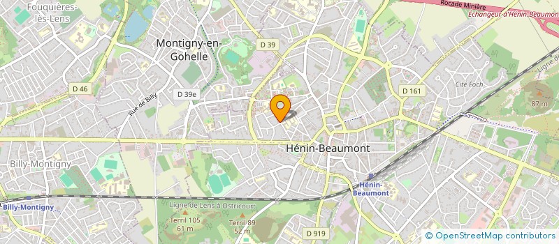localisation de l'entreprise MONSIEUR EMMANUEL RALLIN à HENIN-BEAUMONT