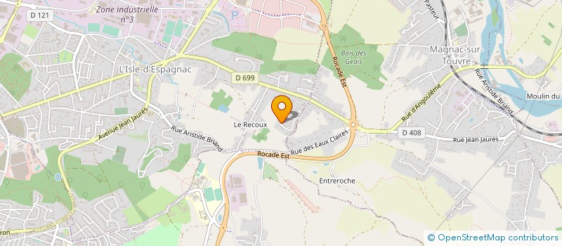 localisation de l'entreprise MONSIEUR EMMANUEL RAMNOUX à L'ISLE-D'ESPAGNAC