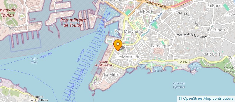 localisation de l'entreprise MONSIEUR EMMANUEL RAMOS  TOULON