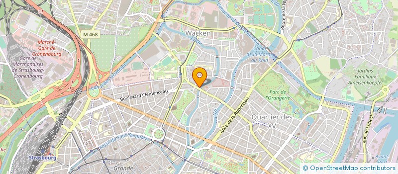 localisation de l'entreprise MONSIEUR EMMANUEL RAVIER à STRASBOURG