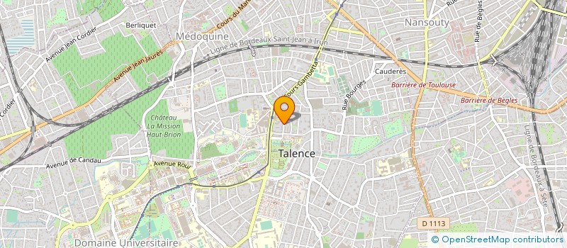 localisation de l'entreprise MONSIEUR EMMANUEL RAVON à TALENCE