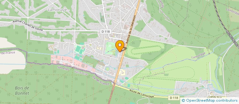 localisation de l'entreprise MONSIEUR EMMANUEL RENARD  LAMORLAYE