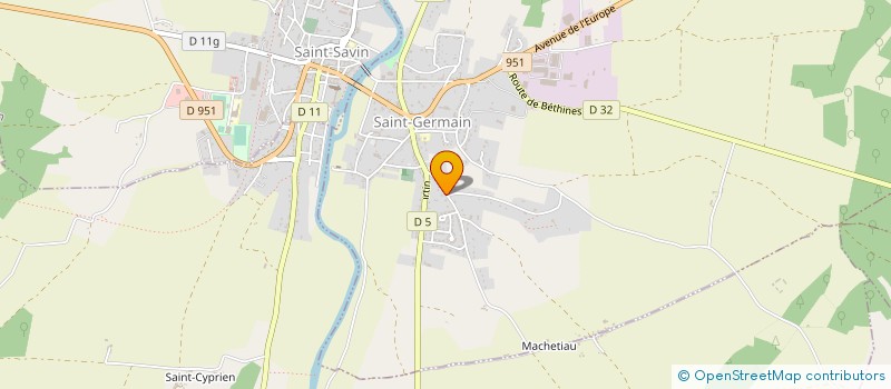 localisation de l'entreprise MONSIEUR EMMANUEL RENAULT  SAINT-GERMAIN