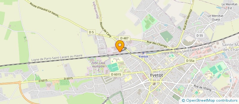 localisation de l'entreprise MONSIEUR EMMANUEL REVEILLON  YVETOT