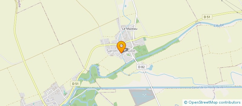 localisation de l'entreprise MONSIEUR EMMANUEL RIBONET  SARON-SUR-AUBE