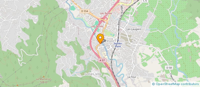 localisation de l'entreprise MONSIEUR EMMANUEL RICCI à SOLLIES-PONT