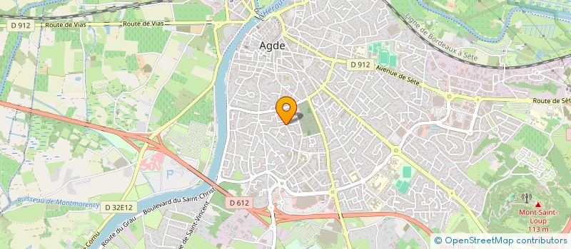 localisation de l'entreprise MONSIEUR EMMANUEL RICHAUD  AGDE