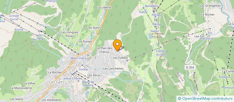 localisation de l'entreprise MONSIEUR EMMANUEL RIGAULT  LES GETS