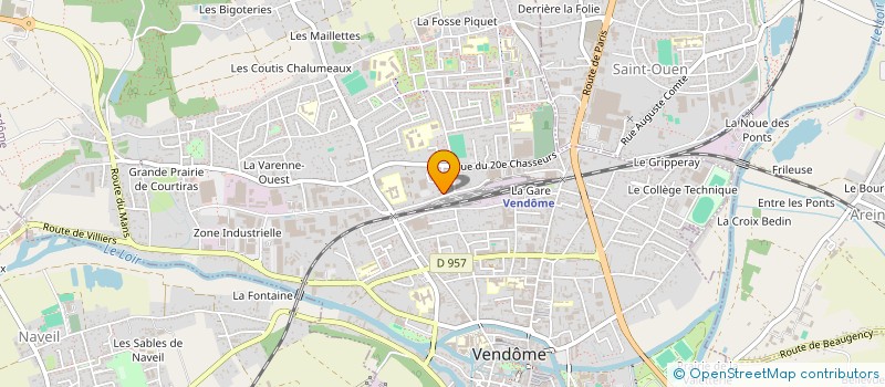 localisation de l'entreprise MONSIEUR EMMANUEL RIGOREAU à VENDOME