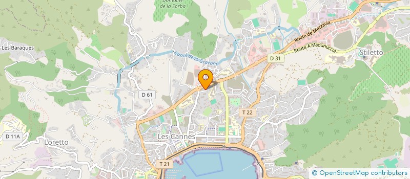 localisation de l'entreprise MONSIEUR EMMANUEL RIOLACCI à AJACCIO