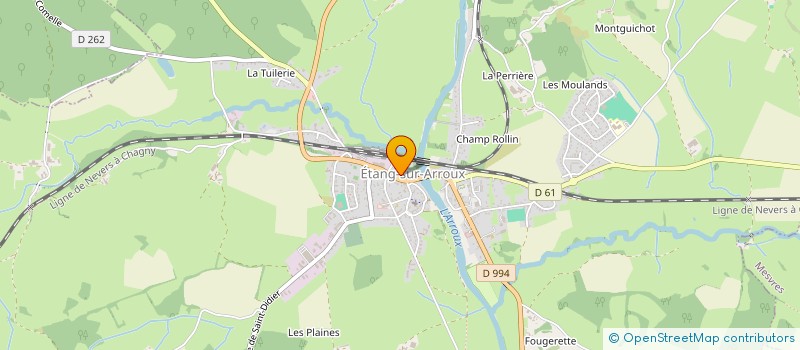 localisation de l'entreprise MONSIEUR EMMANUEL RIVIERE à ETANG-SUR-ARROUX