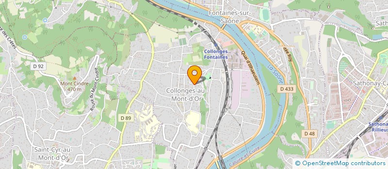 localisation de l'entreprise MONSIEUR EMMANUEL ROBERT  COLLONGES AU MONT D'OR