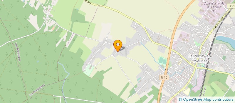 localisation de l'entreprise MONSIEUR EMMANUEL ROBERT  LE PERRAY-EN-YVELINES