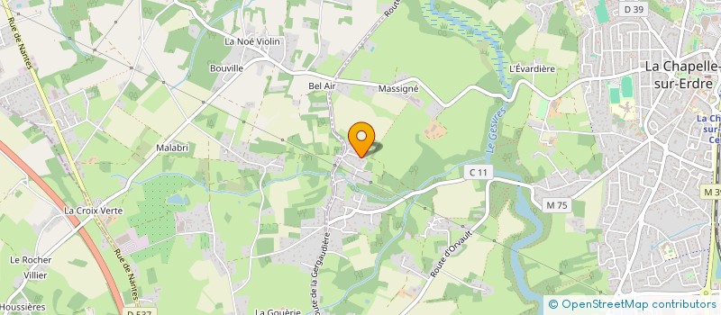 localisation de l'entreprise MONSIEUR EMMANUEL ROBERT à LA CHAPELLE-SUR-ERDRE