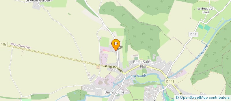 localisation de l'entreprise MONSIEUR EMMANUEL ROBERT  BEZU-SAINT-ELOI