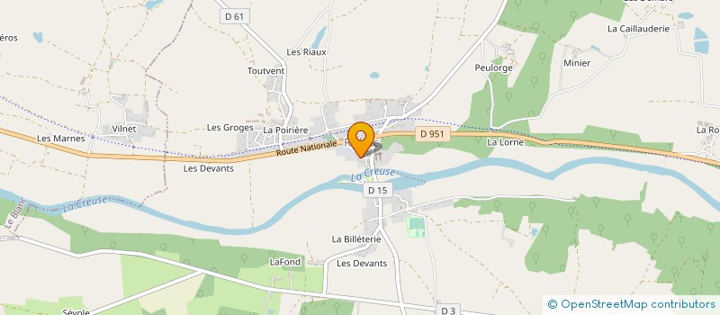 localisation de l'entreprise MONSIEUR EMMANUEL ROBIN à RUFFEC