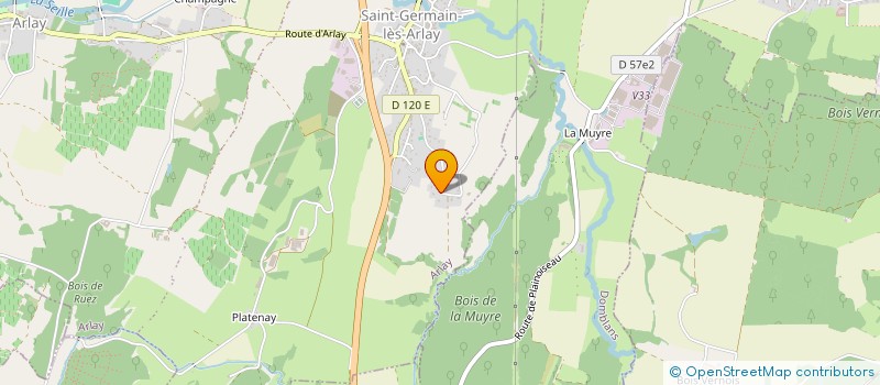 localisation de l'entreprise MONSIEUR EMMANUEL ROBIN  ARLAY