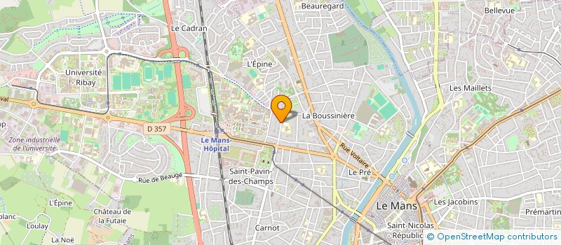 localisation de l'entreprise MONSIEUR EMMANUEL ROBUCHON  LE MANS