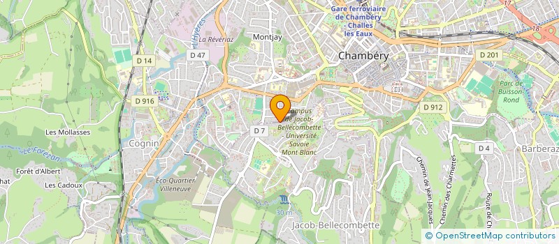 localisation de l'entreprise MONSIEUR EMMANUEL ROCHE  CHAMBERY