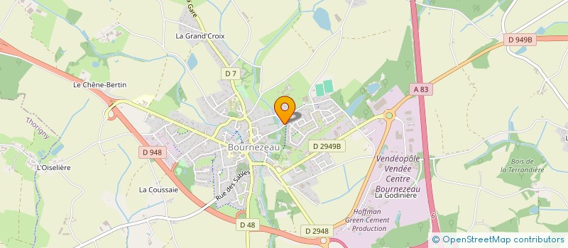 localisation de l'entreprise MONSIEUR EMMANUEL ROCHER  BOURNEZEAU