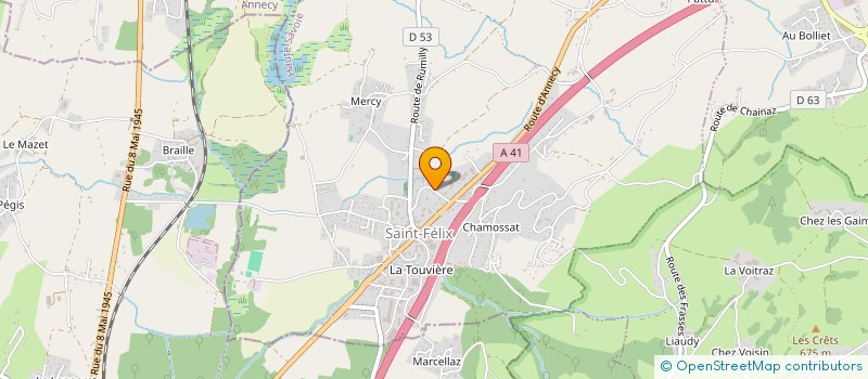 localisation de l'entreprise MONSIEUR EMMANUEL ROCHET  SAINT-FELIX