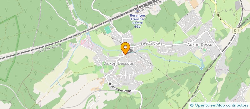 localisation de l'entreprise MONSIEUR EMMANUEL RODOT à LES AUXONS