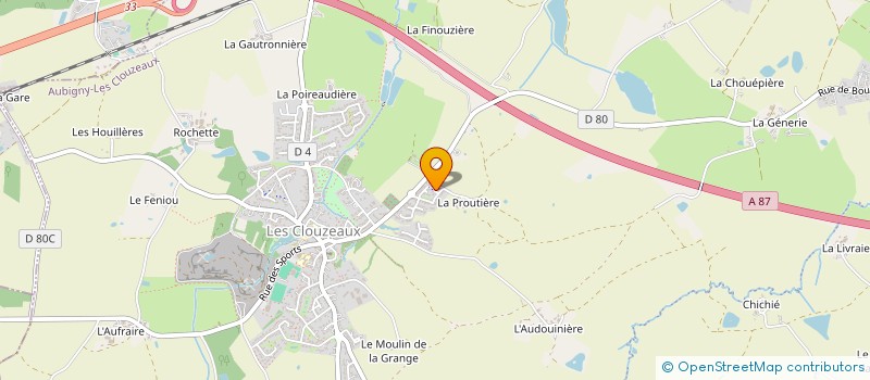 localisation de l'entreprise MONSIEUR EMMANUEL RODRIGUEZ  AUBIGNY-LES CLOUZEAUX