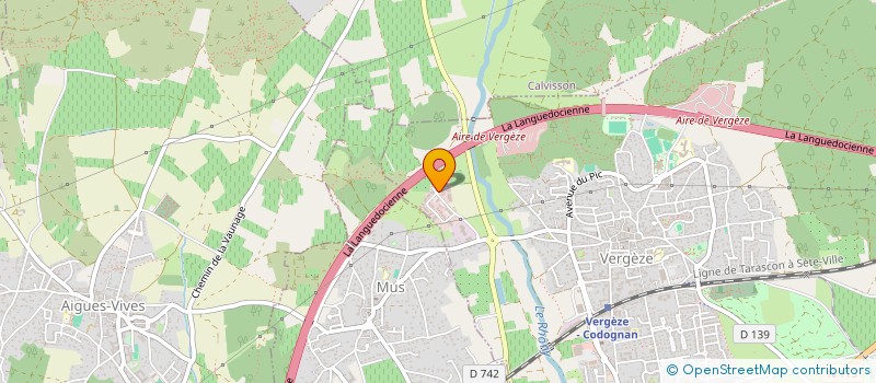 localisation de l'entreprise MONSIEUR EMMANUEL RODRIGUEZ  VERGEZE