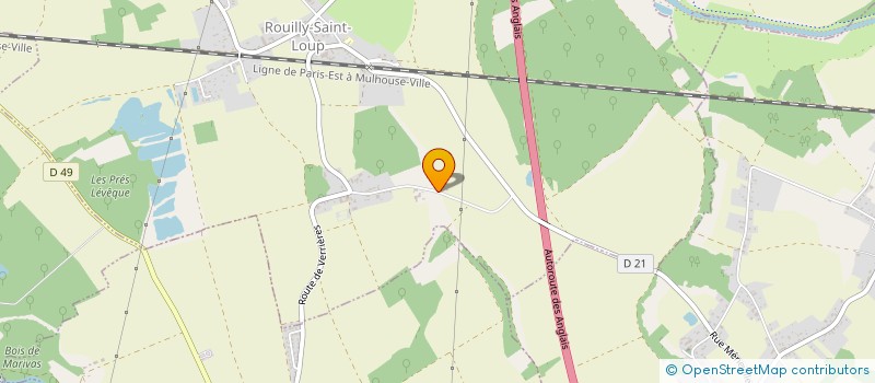 localisation de l'entreprise MONSIEUR EMMANUEL ROGER  ROUILLY-SAINT-LOUP