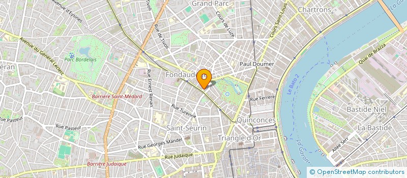 localisation de l'entreprise MONSIEUR EMMANUEL ROGER  BORDEAUX