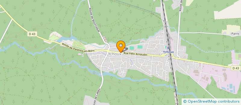 localisation de l'entreprise MONSIEUR EMMANUEL ROGER  YCHOUX